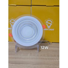 spot pannel cob en verre 12w