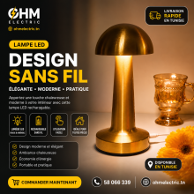 Lampe LED Design Sans Fil Rechargeable – Éclairage Moderne Élégant